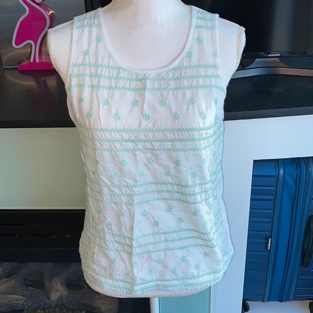 Forever 21 Contemporary Embroidered Tank